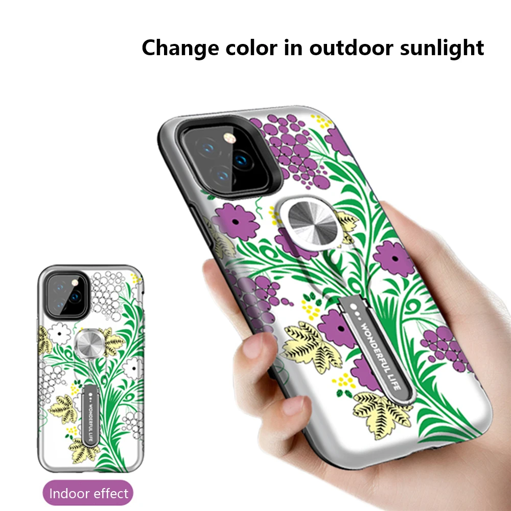 

Discoloration phone case for Apple iPhone11 Pro 5.8 inch/ iPhone11 6.1inch PC+TPU Phone Back Cover Shell For iPhone11Pro Max 6.5