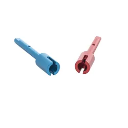 Hélice en alliage d'aluminium de haute qualité, 2 pièces, Joint d'arbre central, coupelle pour 1/10 TAMIYA TT02 accessoires de voiture RC 