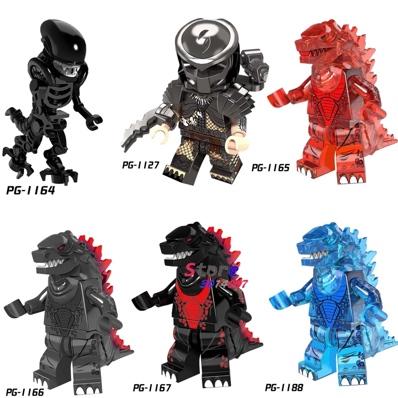 

1PCS action Movie Series Alien vs. Predator building blocks model bricks toys for children