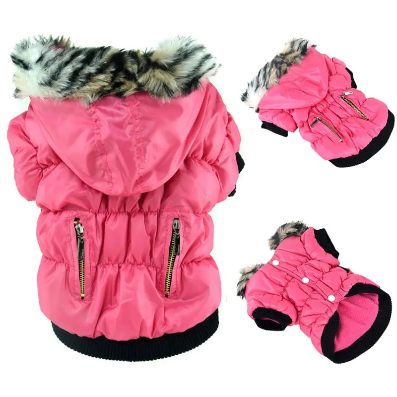 Autumn Winter Warm Dogs Clothes for Small Dog Windproof Jacket Dog
