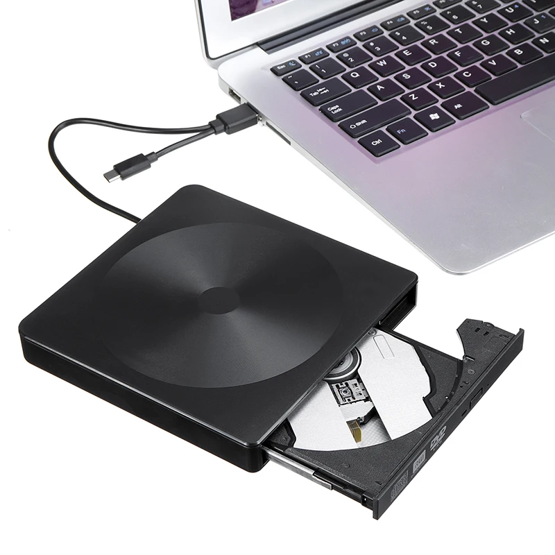Type-C и USB 3,0 CD/DVD чехол для драйвера Высокоскоростной внешний RW Burner Reader rom чехол для оптического привода для ноутбука для mac win