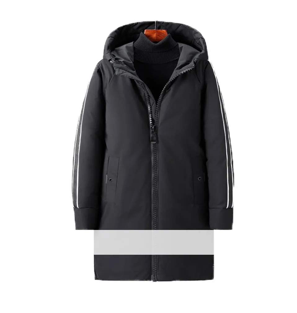 Зимнее повседневное мужское длинное пальто с капюшоном, Мужская парка, черная Толстая хлопковая куртка, большой размер 8XL, длинная Мужская ветровка, куртки, Jaquetas