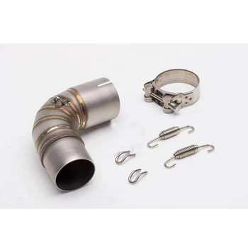 

Motorcycle Exhaust Pipe Muffler 51mm Connect Mid Tube for CB1000R Exhaust Middle Link Pipe 2008 2009 2010 2011 2012 2013-2016