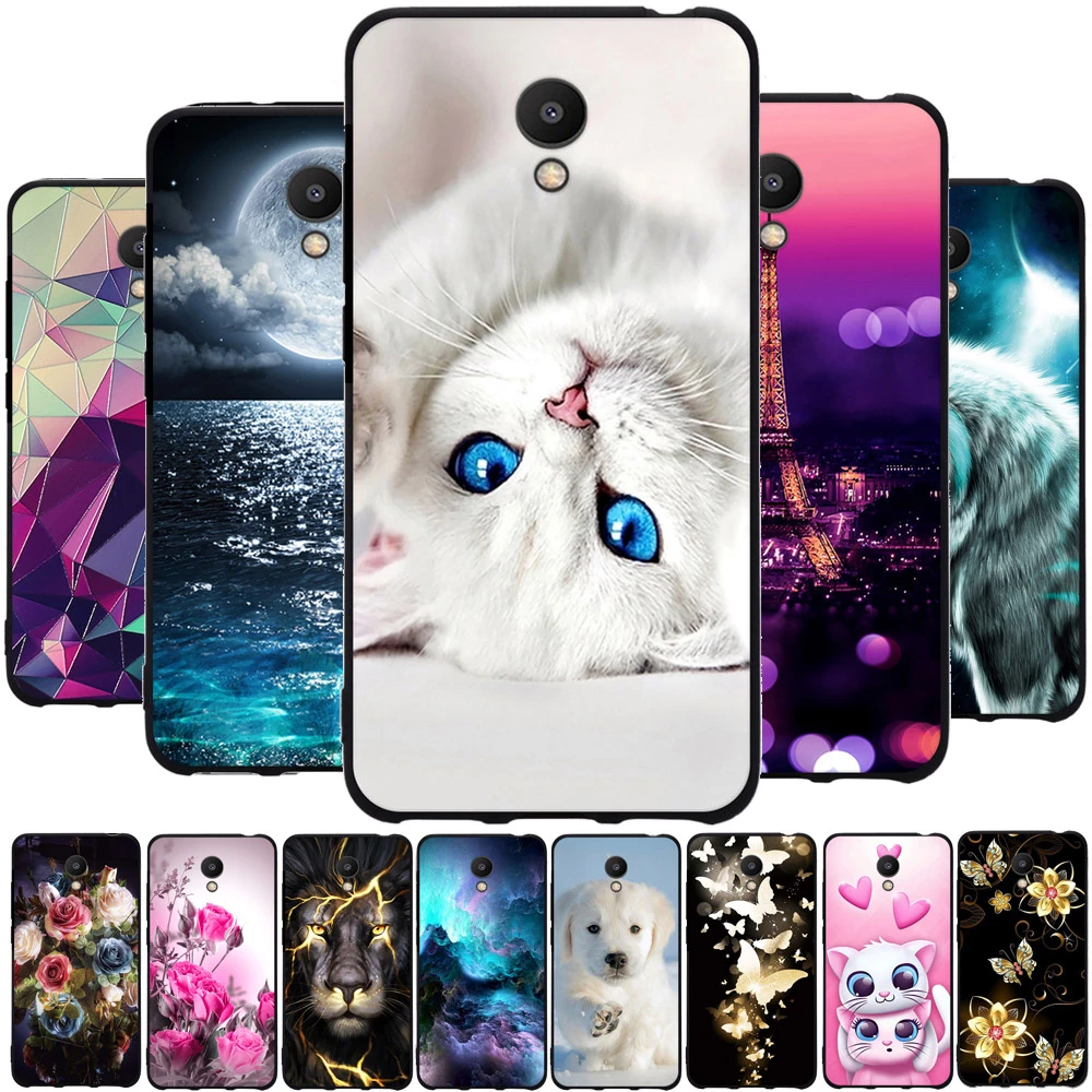 TPU Case For Meizu M6 Cover Pattern Silicone For Meizu M6 Meiblue 6 Meilan 6 Protective Capa For Meizu M 6 Cover 5.2" Coque meizu phone case with stones lock