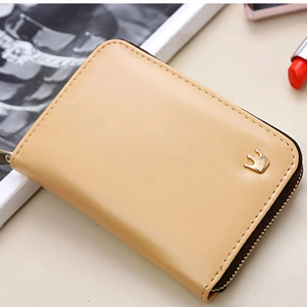 Women Coin Purse Small Bag Wallet Change Zipper Crown Decorated Money Bags Children Wallets Leather Key Holder Carteira 813