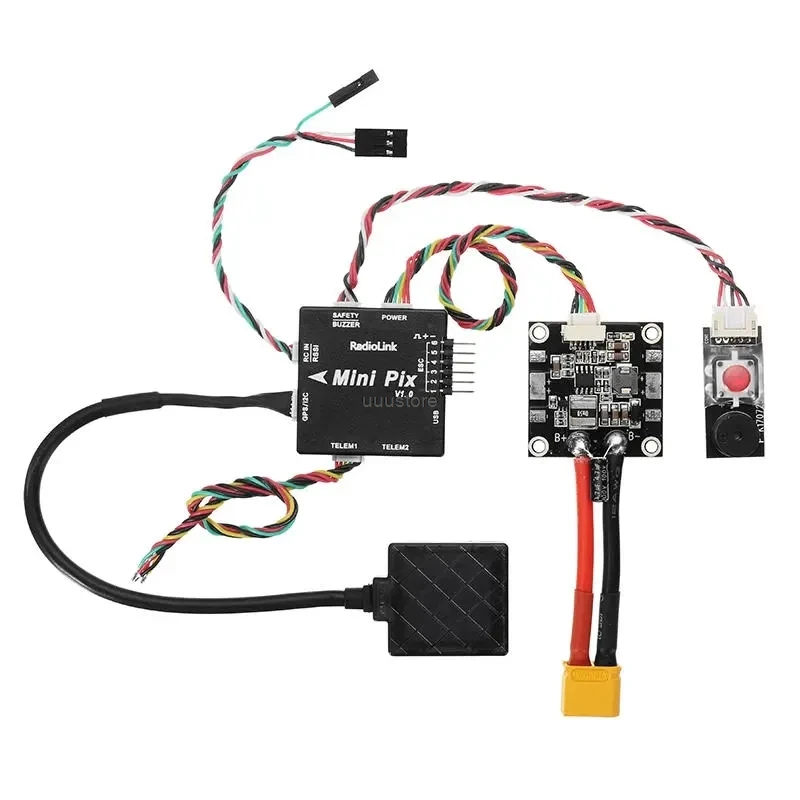 Радиоприёмник Mini PIX M8N GPS управление полетом Вибрация Демпфирование программным