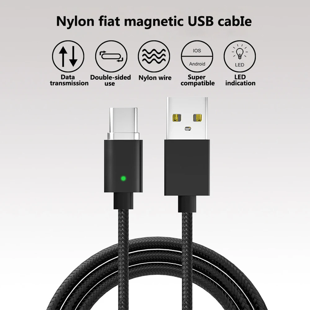 Магнитный кабель для быстрой зарядки (Micro USP Type C) iPhone Samsung Xiaomi|Зарядные устройства|