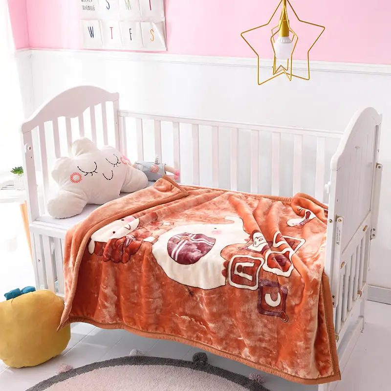 color 8 105*130 см детское осенне-зимнее специальное плотное фланелевое одеяло, мягкое теплое, чтобы обеспечить хороший сон для ребенка - Цвет: color 8