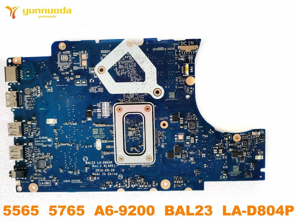 Для DELL 5565 5765 Материнская плата ноутбука 5565 5765 A6-9200 BAL23 LA-D804P испытанное хорошее