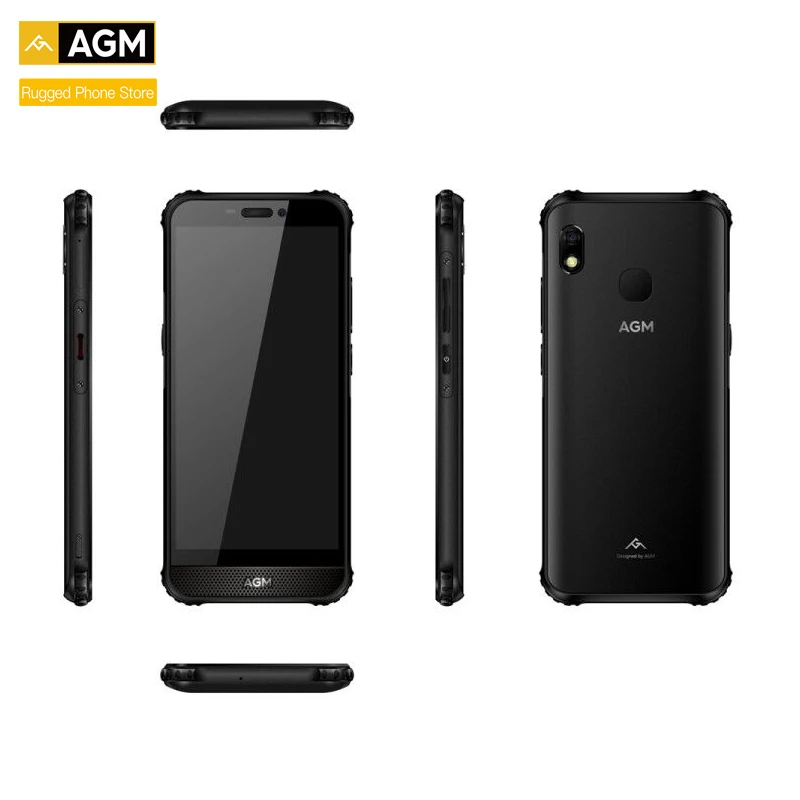 Защищенный смартфон AGM A10 влагозащита IP68 NFC 6 ГБ 128 Adnroid9 4G lTE 5 7 дюйма HD + | Мобильные