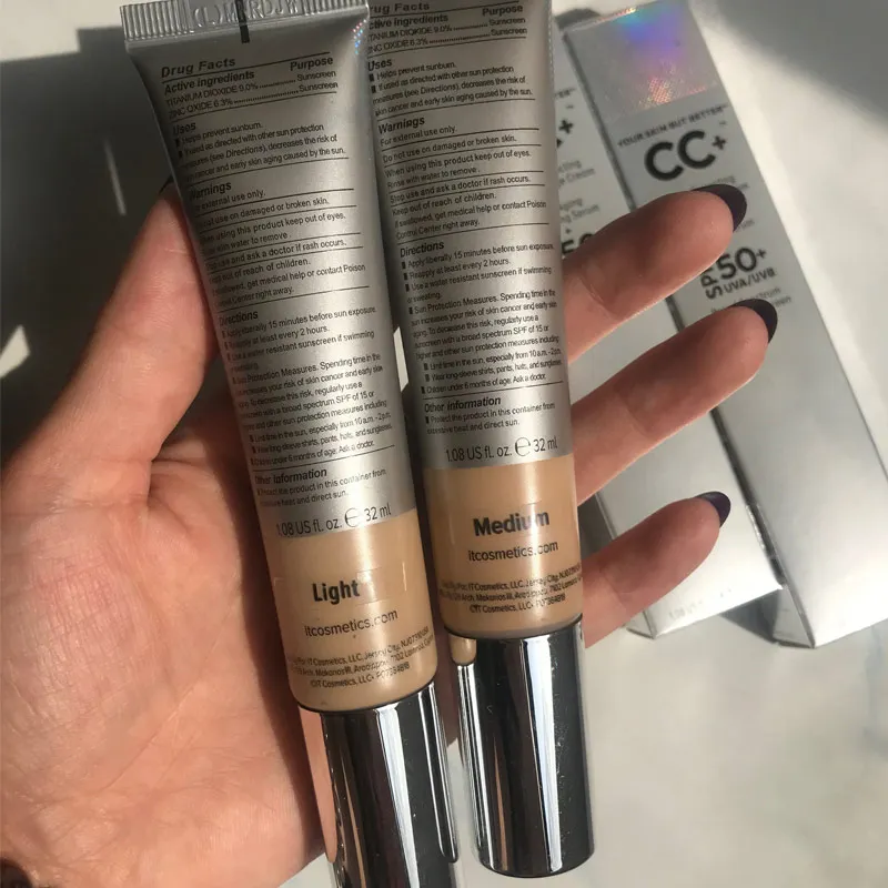

12pcs/lot Your Skin But Better CC+ Color Correcting Full Coverage Cream Anti-Aging Hydrating Serum Matte Base