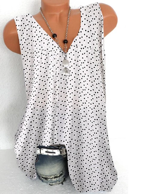 Fashion new casual large size T-shirt V-neck sleeveless vest temperament ladies T-shirt tops women Coral Red