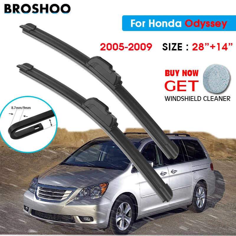 Car Wiper Blade For Honda Odyssey 28"+14" 20052009 Auto Windscreen