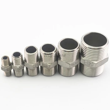 

1-1/4"Male* Male Hex Nipple M/M Stainless Steel SS304 Threaded Nipple Pipe Fittings 47mm Length