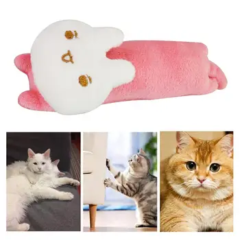 

Pet Cats Kitten Cute Rabbit Bear Dog Shape Soft Plush Doll Catnip Interactive Play Toy Pet Supplies Bite-resistant