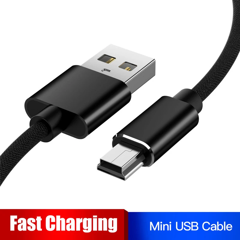 1 м Мини USB кабель мини USB к USB кабель для быстрой передачи данных для MP4 плеера Автомобильный видеорегистратор gps цифровая камера мини USB быстрая передача