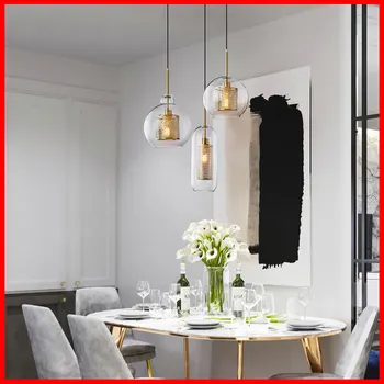 

nordic deco maison luminaire suspendu iron bedroom restaurant luminaria pendente luminaire industrial lamp