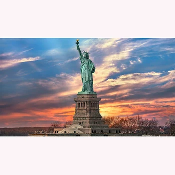 

Full Square/Round Diamond Painting Statue of Liberty 5D DIY Mosaic Diamond Embroidery Landscape Home Decor Picture Of Rhinestone
