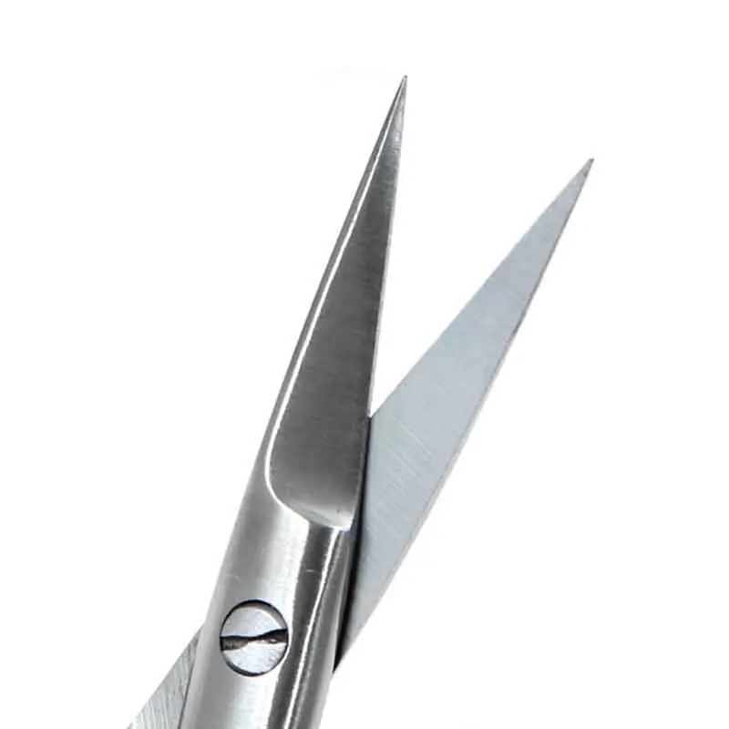 Двойные ножницы для век с золотой ручкой 9,5 см хирургический инструмент из нержавеющей стали для офтальмологической хирургии