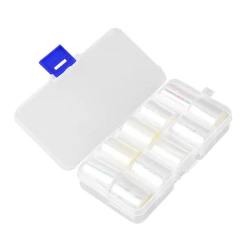 

20pcs Nail Art Sticker Transparent Star Nail Paste Creative Nail Art Paper Delicate Manicures Stickers for Man Woman (No. 47 10-