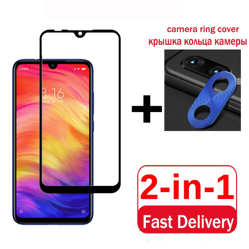 

Camera Ring & Screen Protector For Redmi Note 7 note 8 pro 2-in-1 Aluminum For Mi 9 Redmi 7 Camera Case Cover Safety Glass Fil