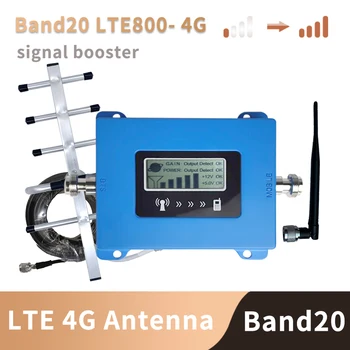 

Band20 4G Signal Amplifier 800 MHZ FDD Europe Mobile Phone Signal Booster Cell Phone Amplifier 4g Lte 800mhz Repeater Set