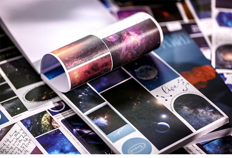 Dimi 50Sheets Retro Blue moon Seriers Magazine Sticker Book Decor Scrapbooking DIY Journal Washi Paper Creative Vintage Memo Pad Dimi 50Sheets Retro Blue moon Seriers Magazine Sticker Book Decor Scrapbooking DIY Journal Washi Paper Creative Vintage Memo Pad