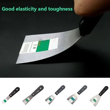 

Scraper Stainless Steel Silver Polished Trowel Paint Tools House Decoration Putty Cutter Blade Portable Durable