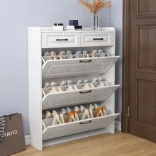 Armoire à chaussures à rabat de 120 Cm, meuble minimaliste moderne, à la mode, couloir Simple, gain de place