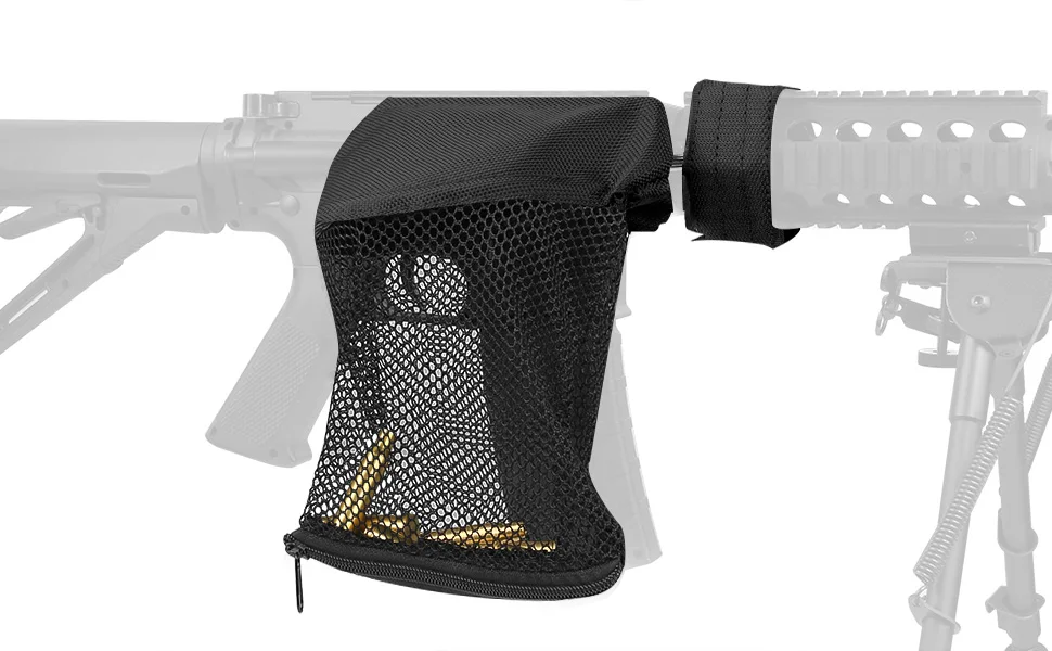 Tactical Rifle Ammo Brass Shell Catcher Nylon Zipper Bag Hunting Accessories Tactical Rifle Ammo Brass Shell Catcher Nylon Zipper Bag Hunting Accessories