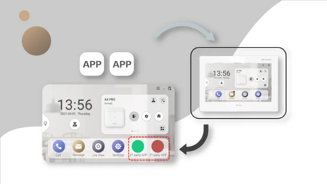 HIK international version Multi-Language DS-KH9510-WTE1 Indoor Monitor,802.3af POE, app Hik-connect,WiFi,Video intercom