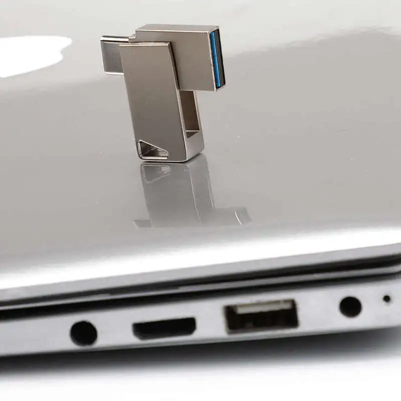 2 в 1 тип-c USB 3,0 U дисковая карта памяти, Флеш накопитель USB3.0 флеш-накопители для Android смартфонов планшетных ПК треугольное отверстие