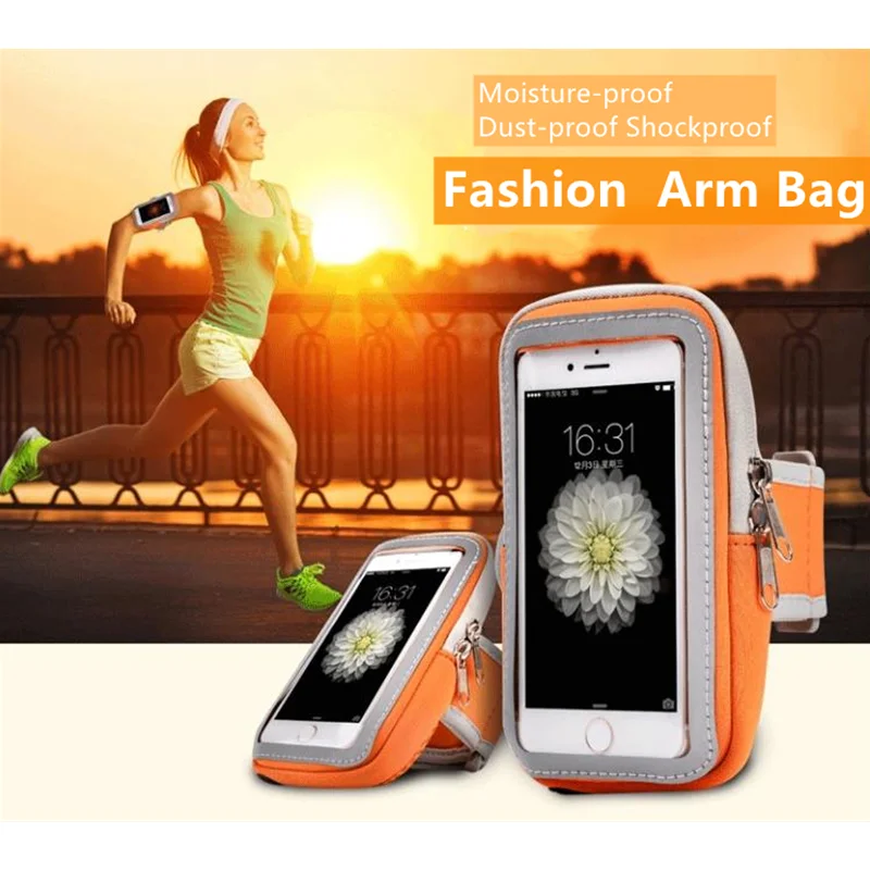 4 - 6inch Outdoor Sports Phone Holder Armband Case for Huawei Gym Running Bag Arm Band iPhone Samsung XiaoMi | Спорт и развлечения