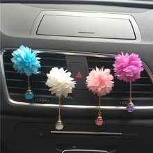 Аромат для авто любящий подарок воздушный выход ароматный парфюм цветок освежитель диффузор аксессуары в форме камелий