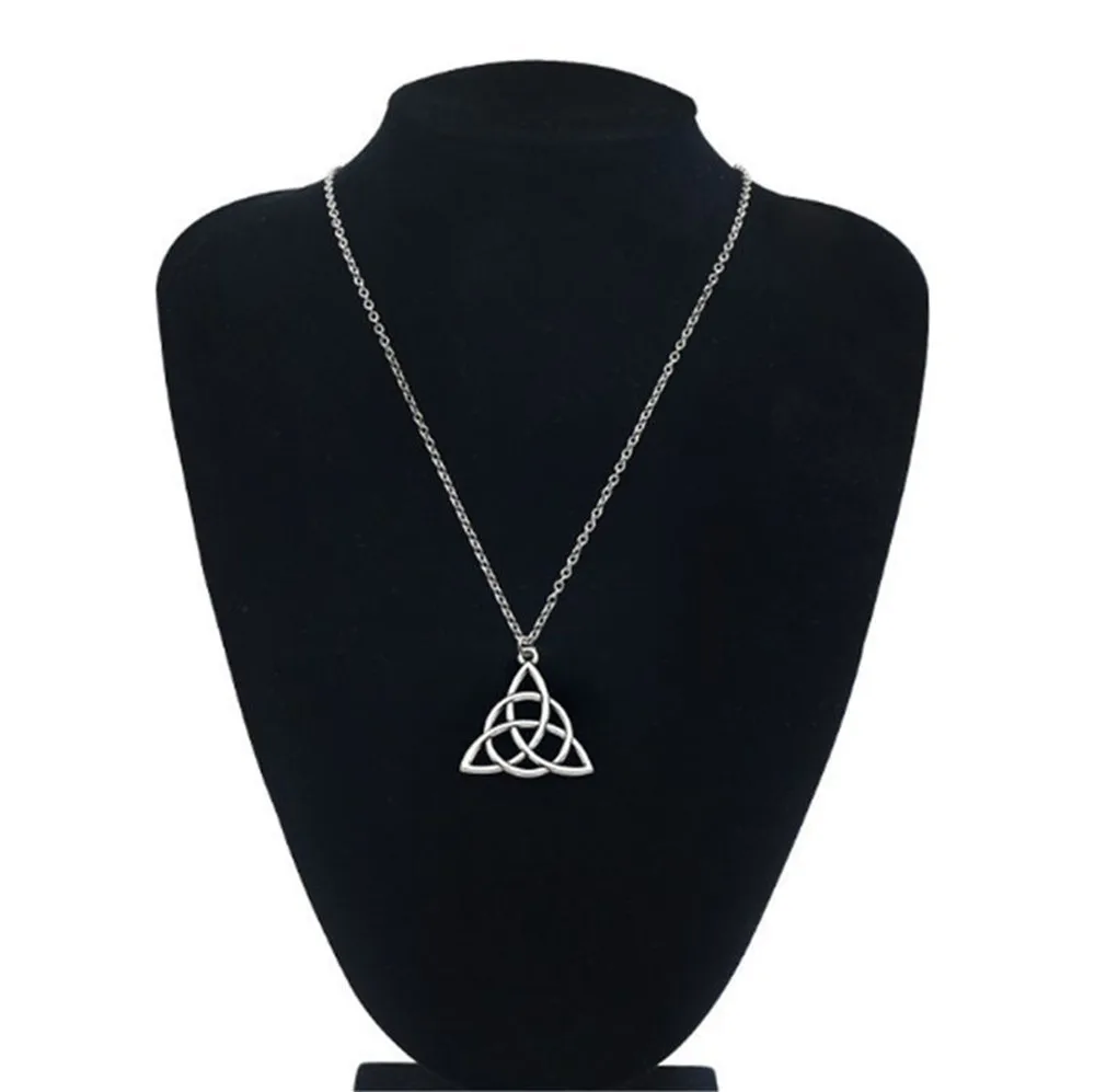 Triquetra подвеска, кельтская символ ювелирные изделия тройной узел ожерелье талисман Знак