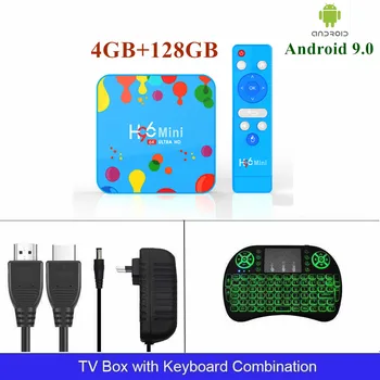 

Original H96 mini Android 9.0 TV BOX Smart 4K RK3318 Quad-Core 4GB 128GB H.265 WiFi Media Player Net flix Set top box