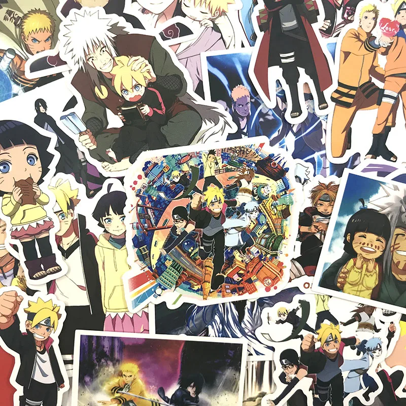 50Pcs/pack BORUTO-NARUTO THE MOVIE Graffiti Stickers Japanese Anime For Motorcycle Skateboards Laptop Luggage Stickers