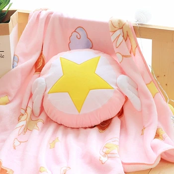 

Card Captor Pillow Sailor Moon Magic Wand Cushion Blanket Cos Props Anime Lovely Girl Anime Accessory Furniture Car Cushion Gift