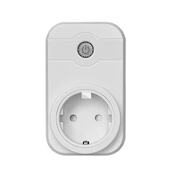 

Smart Wifi Plug Socket Swa1 2.4Ghz Wireless Remote Control 100-240V Socket Switch with Time Function Application Control (Eu P