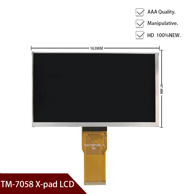 

New LCD Display 7" teXet TM-7058 X-pad STYLE 7.1 3G Tablet IPS inner LCD screen Matrix panel Glass Replacement