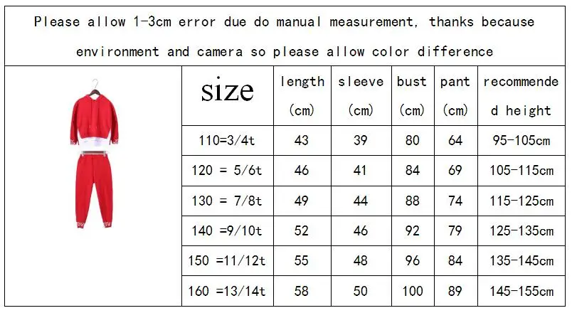New Children Clothing Sets Teenage Girls Clothing Tops+Trouser Sets Baby Girl Sport Suits Hooded Kids Clothes Set