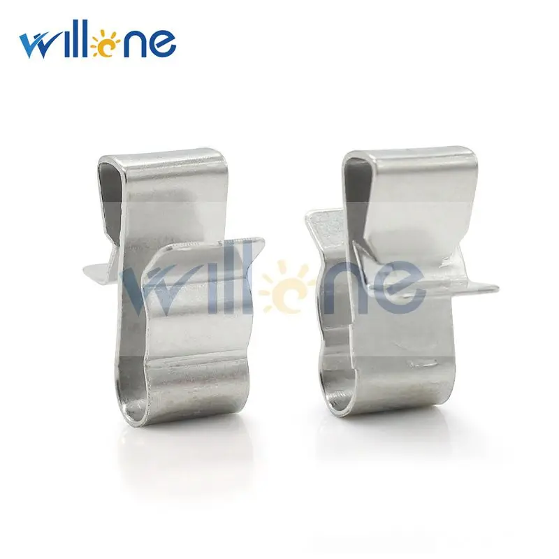 

Willone free shipping 50pcs/lots 1.5mm-2.0mm x 4mm 304 material PV cable clips solar cable clips panel clips solar system