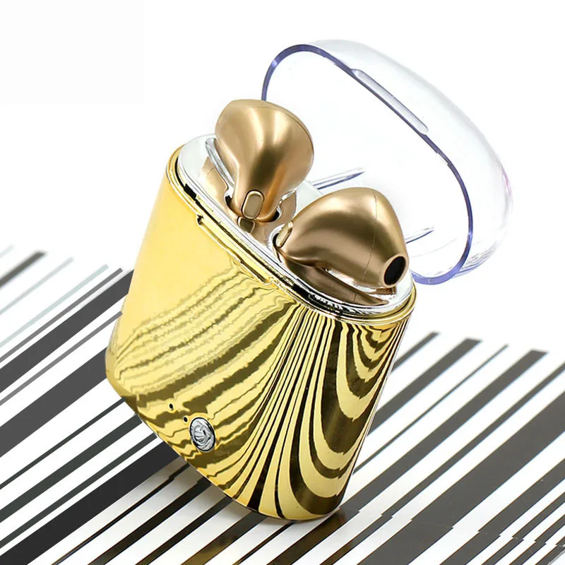 

Genuine i7s TWS mini Wireless Bluetooth Earphone Stereo Headset With Charging Box For Iphone Xiaomi All Smart Phone gold earbuds