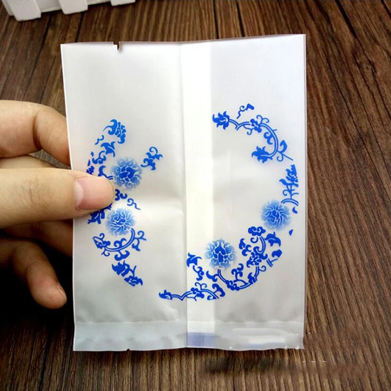 Flour Cookie Cellophane Bags Cookies Wrappers-Snacks Moon Cake Package 100pcs Bread Handmade Plastic Bag | Дом и сад