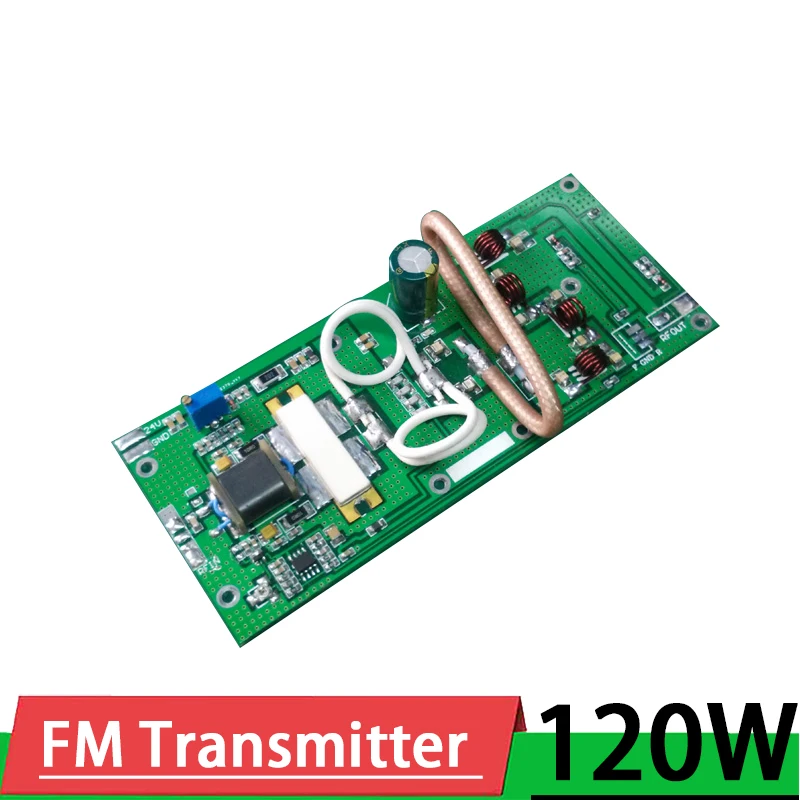 120W RF Power Amplifier FM transmitter Board 87108Mhz frequency VHF