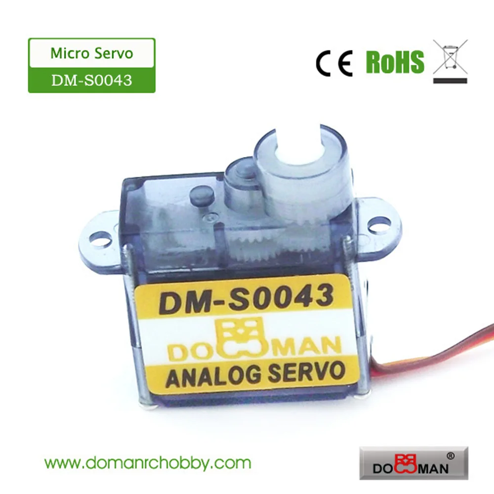 100 шт/партия DM-S0043 4,3g микро rc сервопривод