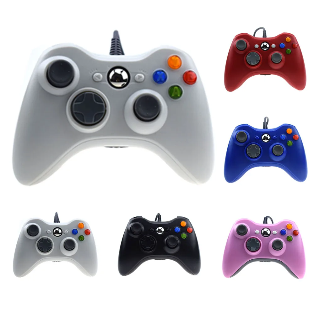 1pcs USB Wired Controller  Joypad Gamepad  For Xbox 360 Joystick For Official Microsoft PC for Windows7 / 8 / 10