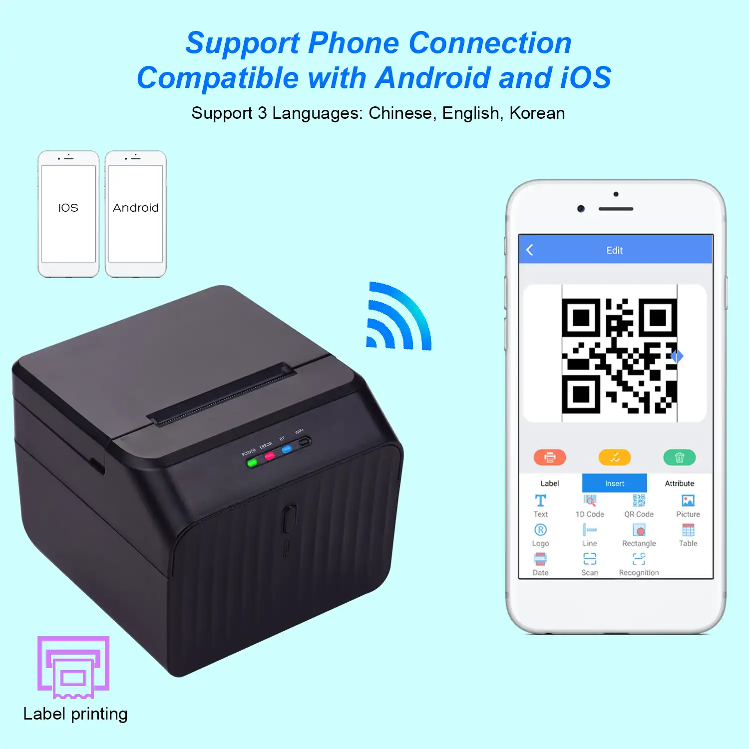 connect iphone to printer usb