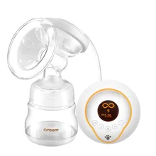 Maternal And Child Supplies ka man bear Electric Breast Pump Massage Breast Pump Liquid Crystal Display Nine Files with Lithium