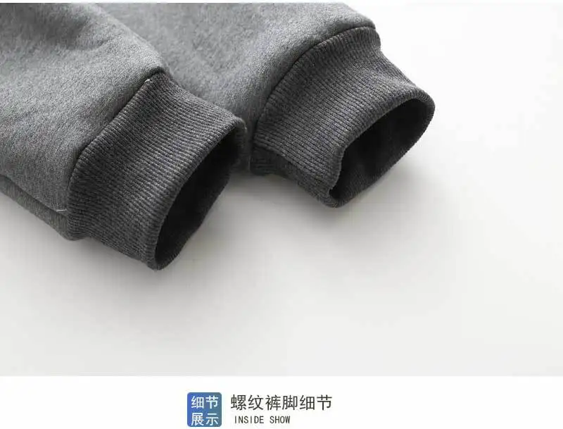 Winter Children Pants Plus Velvet Trousers For Kids Warm Boys Sport Pants Kids Sweatpants Toddler Joggers Clothing